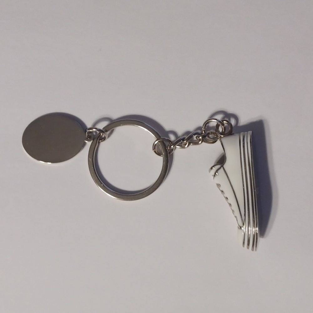 White Sneaker Keychain - Picture 2 of 3